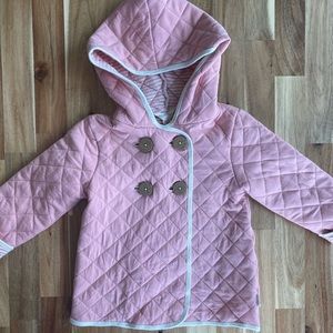 Burt’s Bees Baby 2T Girls Peacoat - Pink